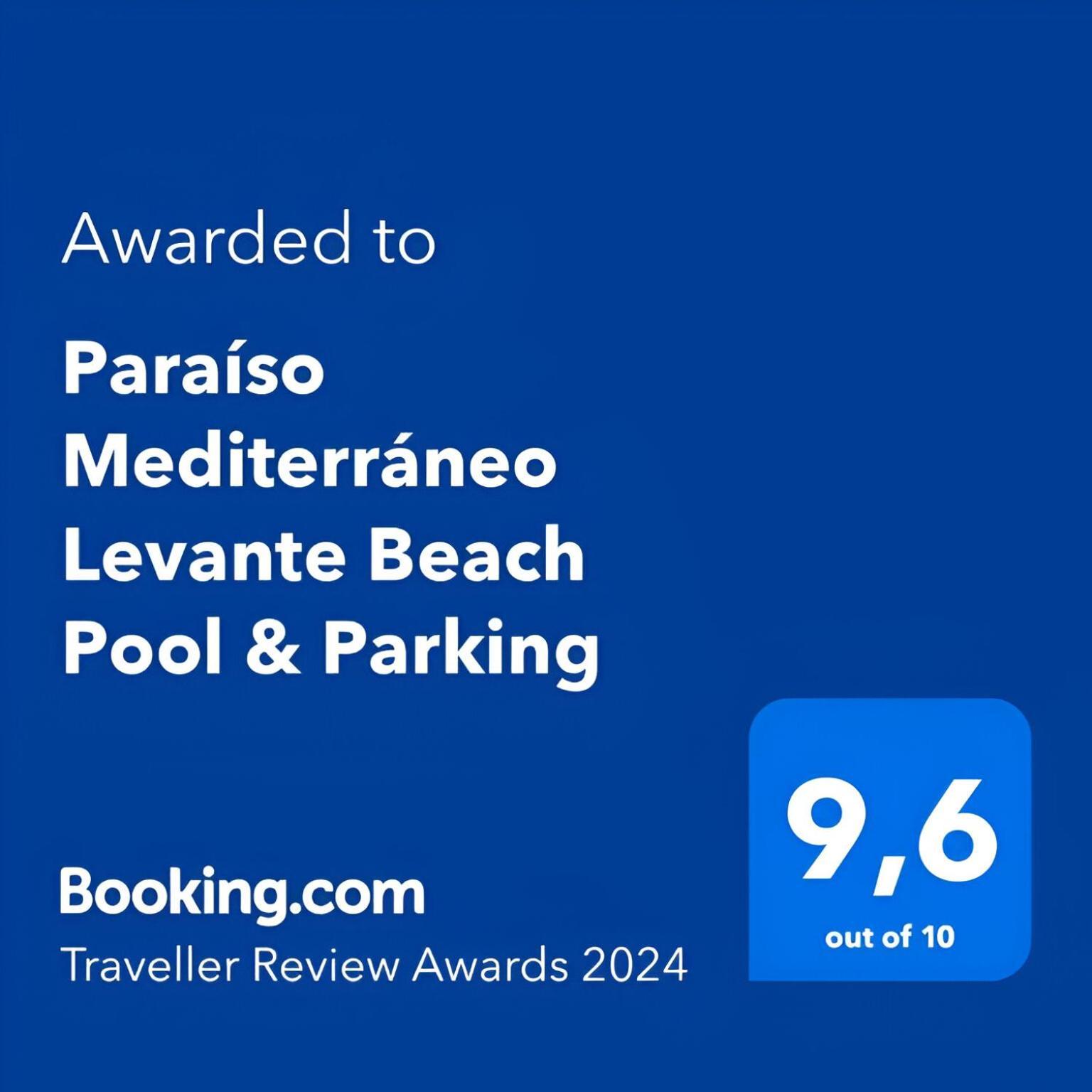 Paraiso Mediterraneo Levante Beach Pool & Parking Benidorm Ngoại thất bức ảnh